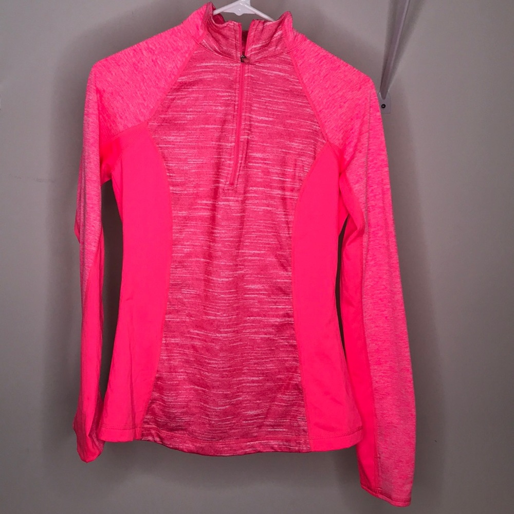 Pink pullover activewear